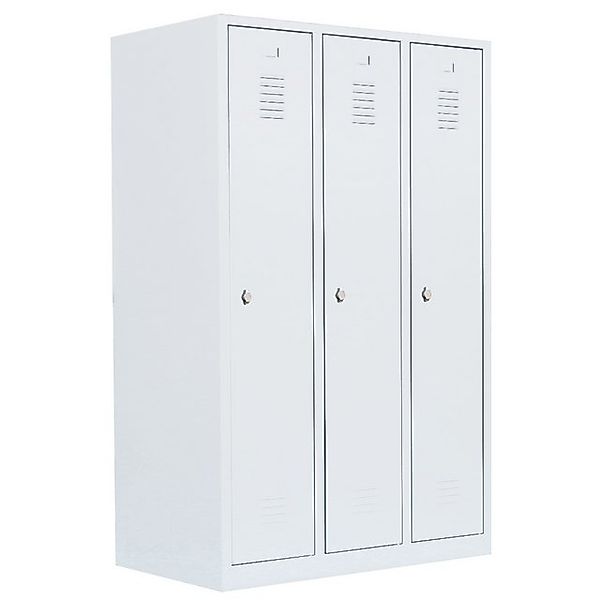 Steelboxx Spind 3er Spind/Garderobenschrank Spindschrank 1800 x 1185 x 500 günstig online kaufen