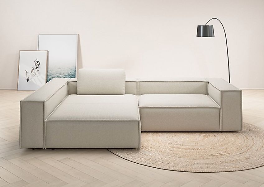 Home affaire Ecksofa »Watertown, moderne XXL L-Form, 306 cm breit« Komforta günstig online kaufen