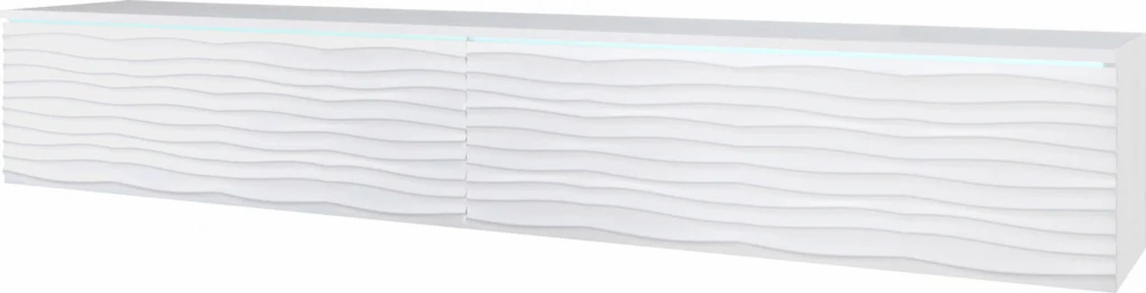 INOSIGN Lowboard "Vera, wahlweise mit oder ohne Beleuchtung" gefräste MDF F günstig online kaufen