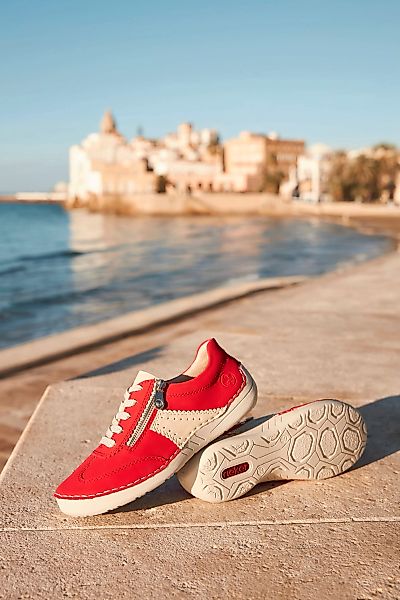 Rieker Sneaker, Halbschuh, Freizeitschuh, Schnürschuh mit Reißverschluss günstig online kaufen