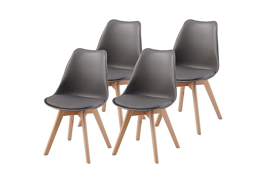 Albatros International Esszimmerstuhl Esszimmerstuhl Küchenstuhl AARHUS Gra günstig online kaufen