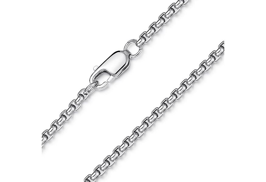 Materia Silberkette Damen Silber Venezianerkette rund gedrückt 40-70cm K49, günstig online kaufen