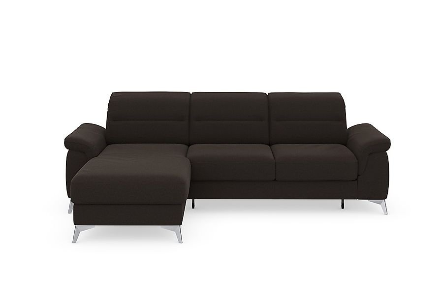 sit&more Ecksofa »Sinatra L-Form« mit Recamiere, optinal mit Kopfteilverste günstig online kaufen
