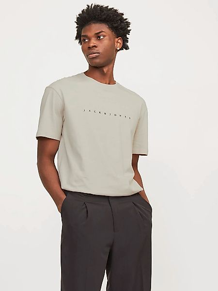 Jack & Jones Rundhalsshirt "JJESTAR mit Pigmentprint und Baumwollgefühl", b günstig online kaufen