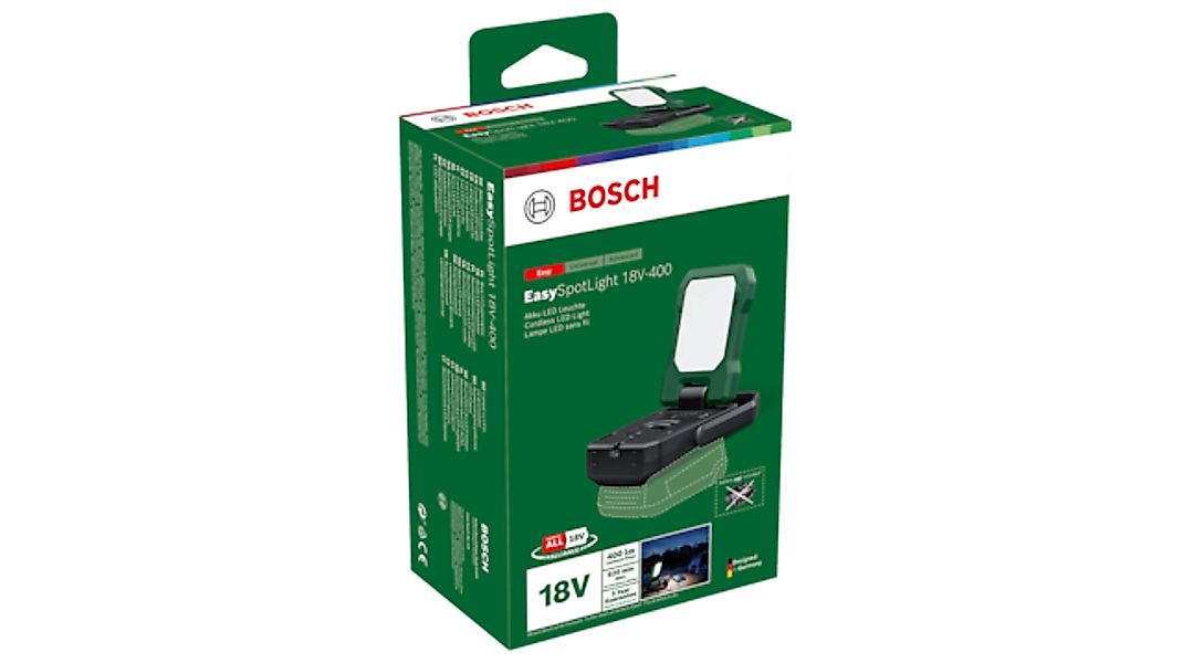 Bosch Home & Garden Arbeitsleuchte »Akku-LED-Leuchte »EasySpotLight 18V-400 günstig online kaufen