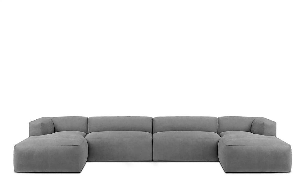 KONSIMO Wohnlandschaft   ¦ grau ¦ Maße (cm): B: 400 H: 73 Polstermöbel > So günstig online kaufen