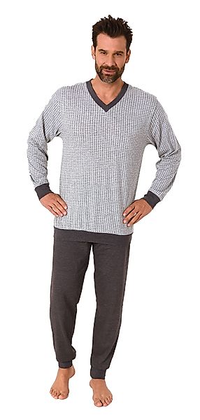 Normann Pyjama Normann Herren langarm Schlafanzug günstig online kaufen