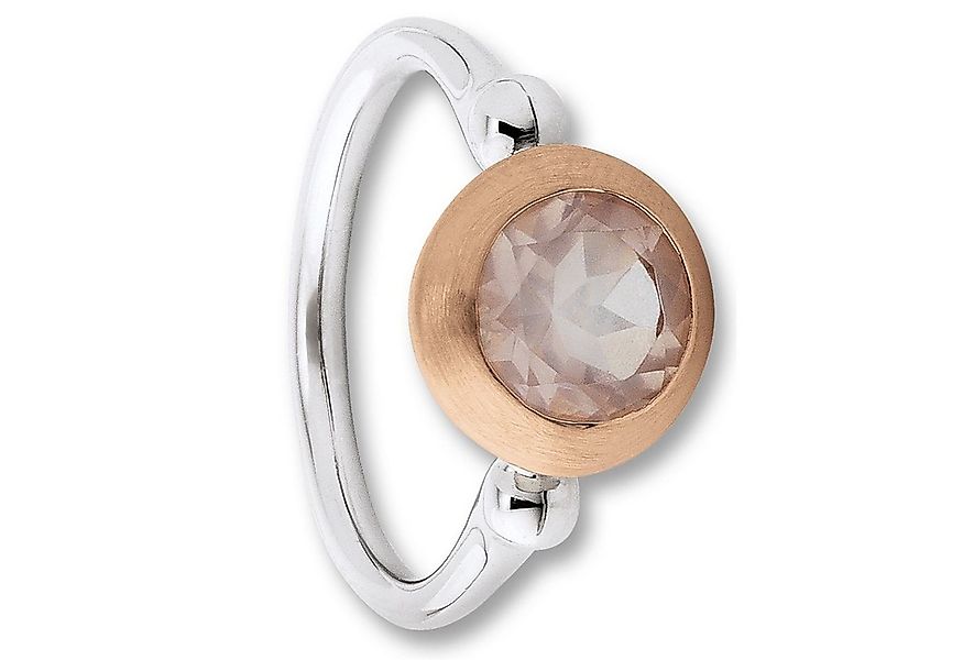 ONE ELEMENT Silberring Rosenquarz Ring aus 925 Silber, Zarter Glanz – zurüc günstig online kaufen