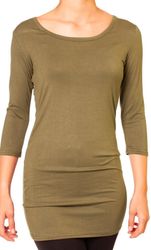 Muse Rundhalsshirt Basic 3/4 Arm Longshirt günstig online kaufen
