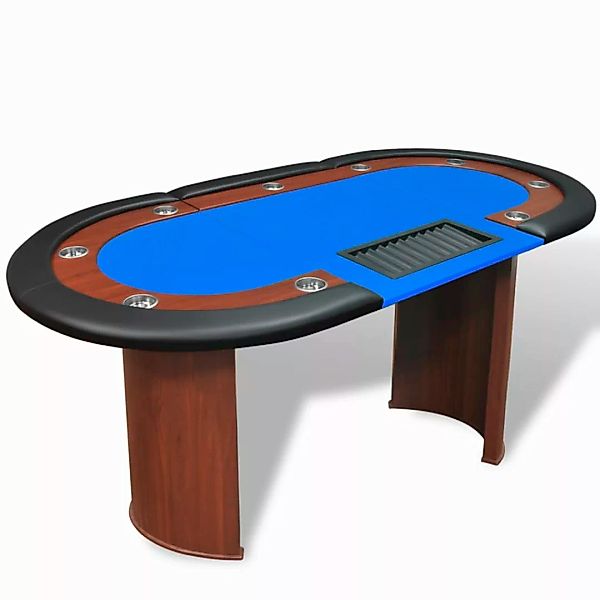 vidaXL Spieltisch Pokertisch für 10 Spieler günstig online kaufen