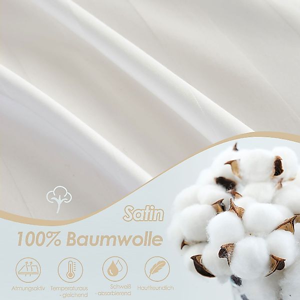 KEAYOO Kissenbezüge Satin Kissenbezug, (2 Stück), günstig online kaufen