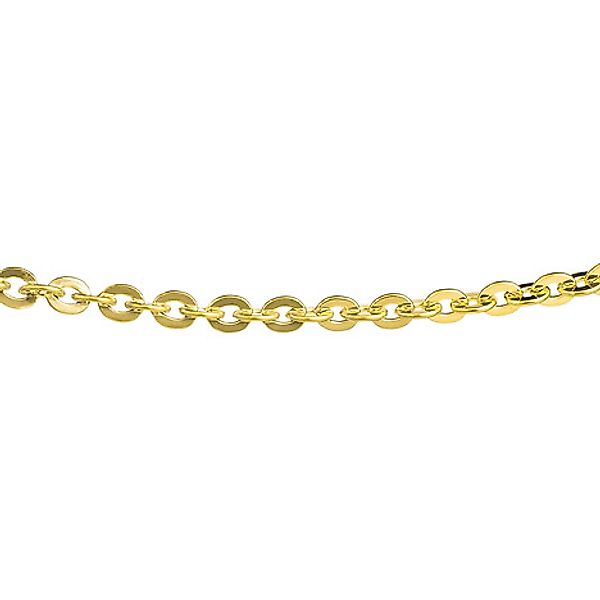 Ernstes Design Spiegelankerkette, 4 mm, Gelbgold beschichtet, 50 cm günstig online kaufen