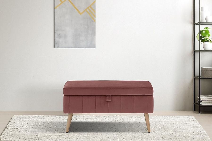 OTTO home Truhenbank AMIRA Sitzbank mit Stauraum, Maße B/T/H: 81/36/43 cm, günstig online kaufen