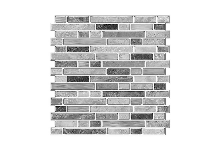 Coonoor Küchenrückwand 12 Stück Marmor-Effekt Selbstklebende Wandfliesen, ( günstig online kaufen