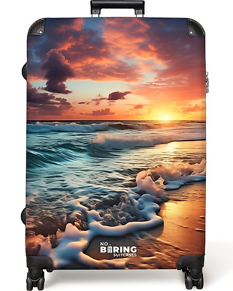 NoBoringSuitcases.com© Hartschalen-Trolley Gewelltes Meer bei Sonnenunterga günstig online kaufen