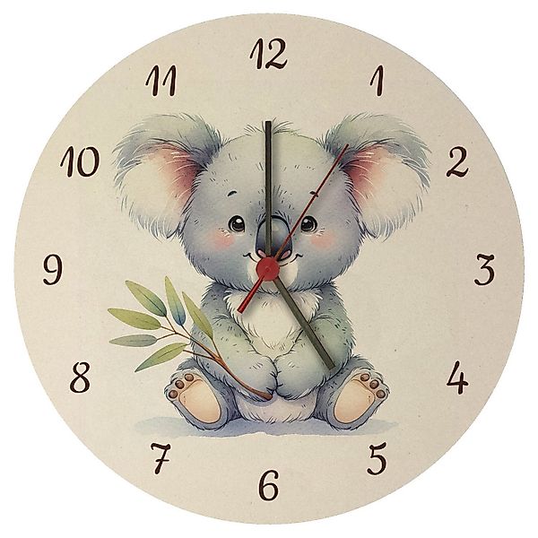 speecheese Wanduhr sitzender Koala Wanduhr aus günstig online kaufen