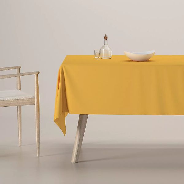 Rechteckige Tischdecke, gelb, Loneta (133-40) günstig online kaufen