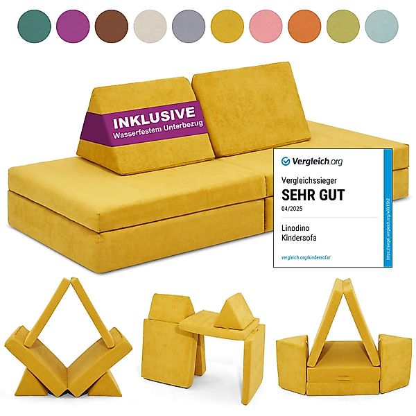 Linodino Kindersofa Spielsofa I aus Schaumstoff günstig online kaufen