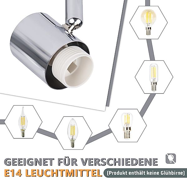 ZMH Deckenstrahler 1 Flammig Deckenleuchte Vintage günstig online kaufen