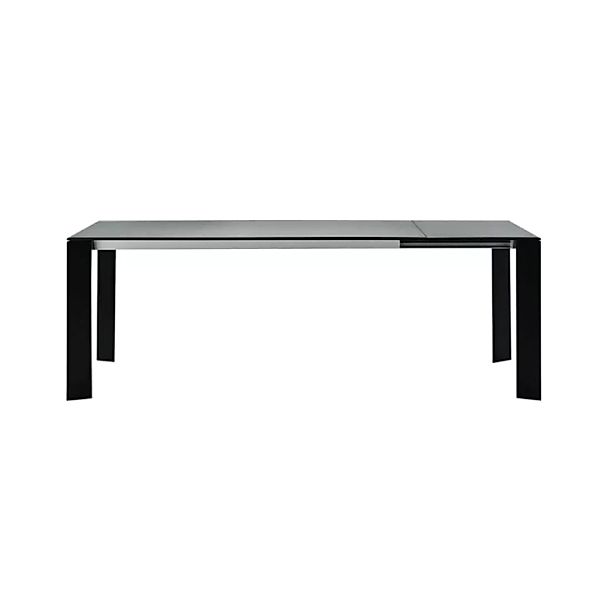 Fast - Grande Arche ausziehbarer Gartentisch - schwarz/L: 160-210/mit 1 Aus günstig online kaufen
