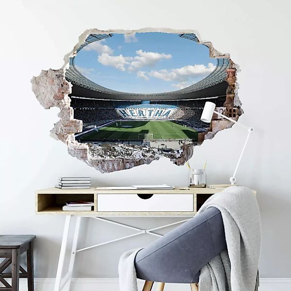 Wall-Art Wandtattoo "3D Arena Hertha Stadion bei Tag", (1 St.), selbstklebe günstig online kaufen