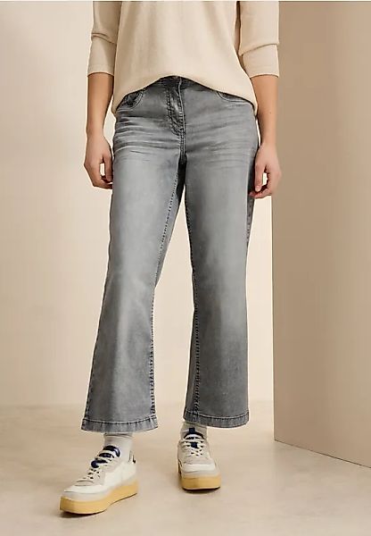 Cecil Weite Jeans, softer Materialmix günstig online kaufen