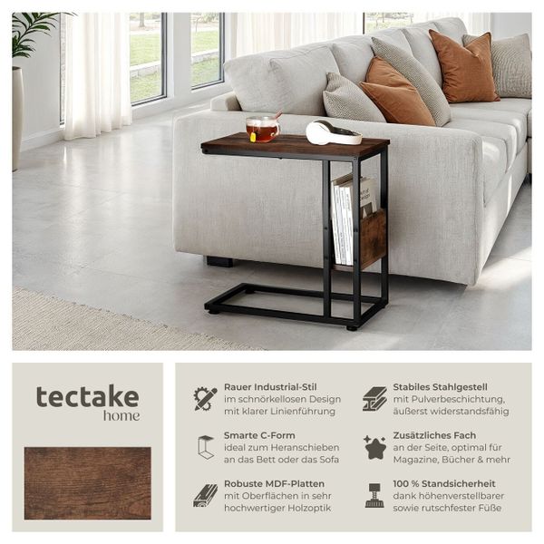 tectake Beistelltisch Wigan (1-St., 1 tlg), günstig online kaufen