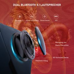 GTPLAYER Gaming-Stuhl Gamer Stuhl mit Bluetooth-Lautsprechern günstig online kaufen