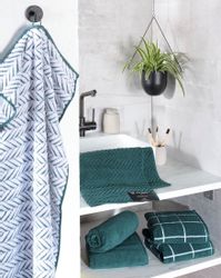 ROSS Duschtuch Uni, Frottier (1-St), Überkaro günstig online kaufen