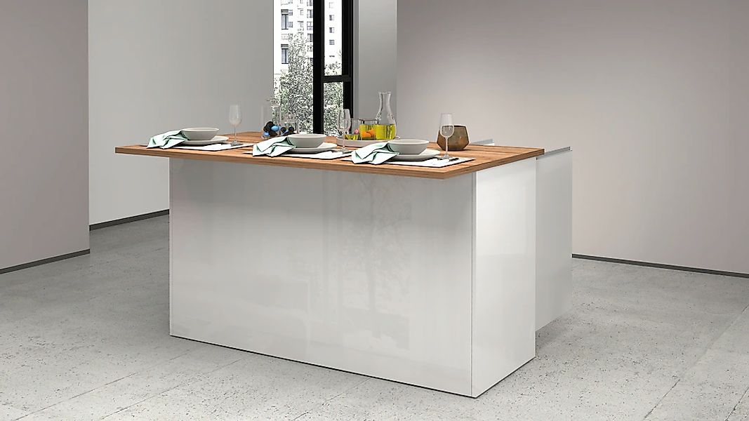 KOCHSTATION Kücheninsel "KS-Sole, Kücheninsel", Breite 155 cm, 3 Türen günstig online kaufen
