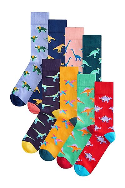 Next Kurzsocken Gemusterte Socken im 8er-Pack (8-Paar) günstig online kaufen