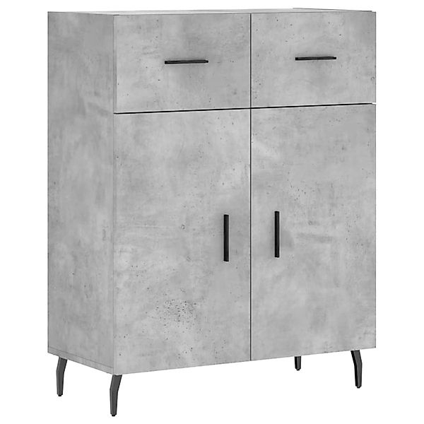 vidaXL Sideboard Betongrau 69,5x34x90 cm Holzwerkstoff 828000 günstig online kaufen