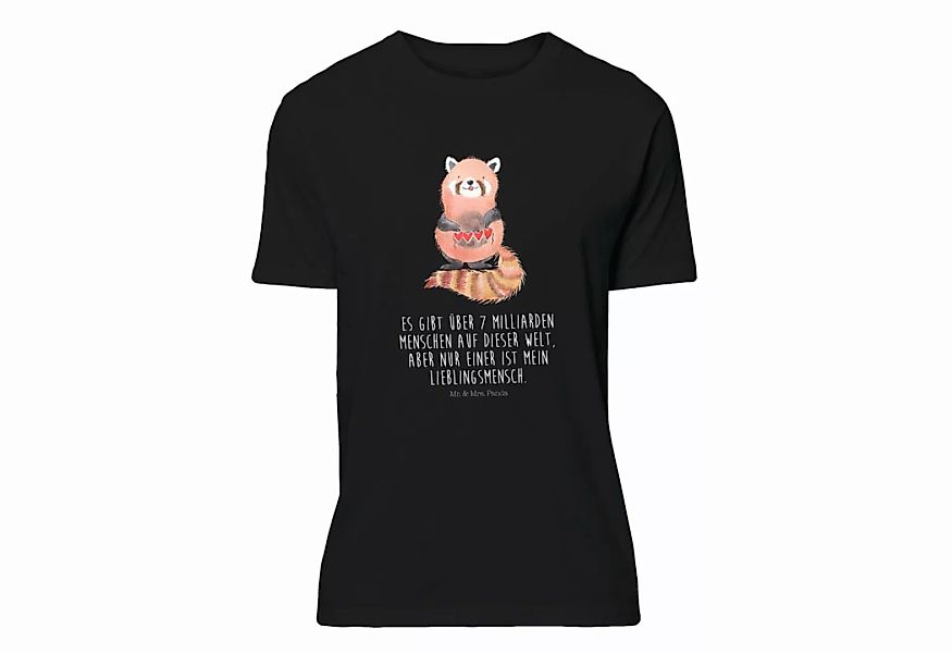 Mr. & Mrs. Panda T-Shirt Roter Panda - Schwarz - Geschenk, lustige Sprüche, günstig online kaufen