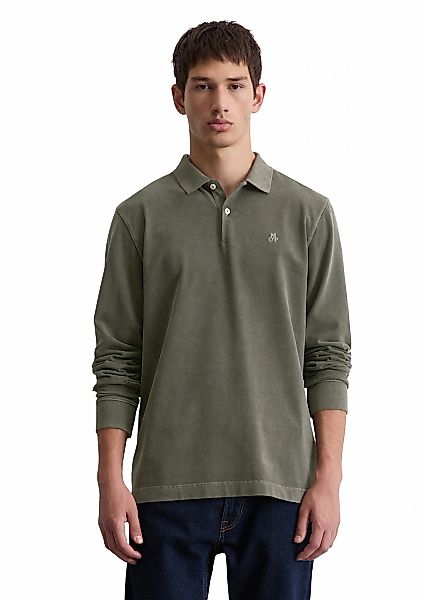 Marc OPolo Langarm-Poloshirt "aus reiner Bio-Baumwolle" günstig online kaufen
