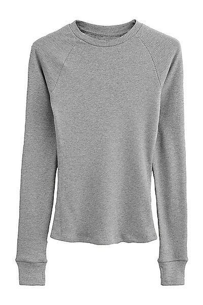 Next Blusenshirt Langärmeliges Thermo-Sweatshirt mit Raglanärmeln (1-tlg) günstig online kaufen
