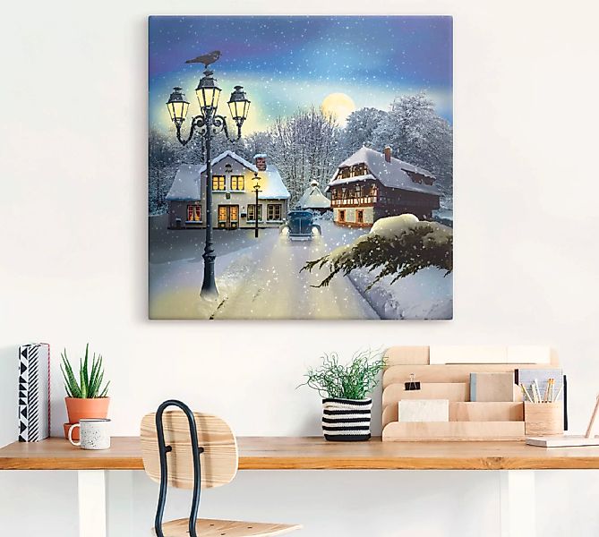 Artland Wandbild »Winterzeit«, Vier Jahreszeiten, (1 St.), als Leinwandbild günstig online kaufen