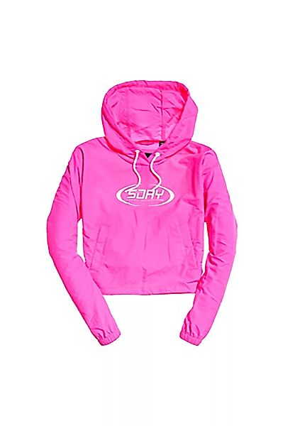 Superdry Jacke Damen NEO CROPPED OVERHEAD JACKET Fluro Pink günstig online kaufen