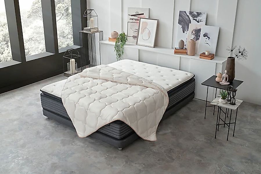 Yatas Bedding Naturhaarbettdecke »Superwashed Wolle, Bettdecke 135x200, 200 günstig online kaufen