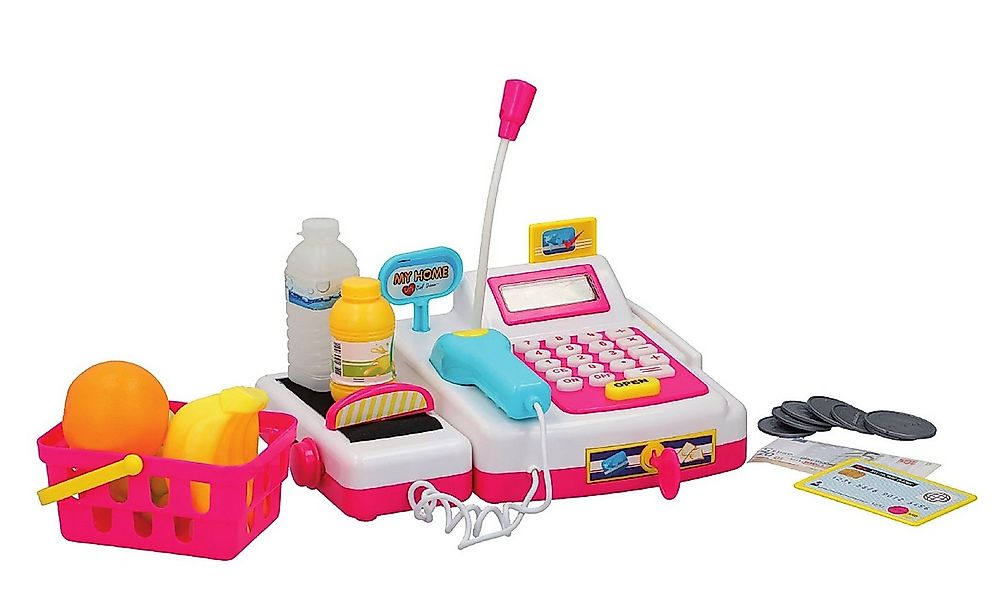 Eddy Toys Spielkasse Spielzeugkasse für Kinder, Spiel Registrierkasse mit L günstig online kaufen