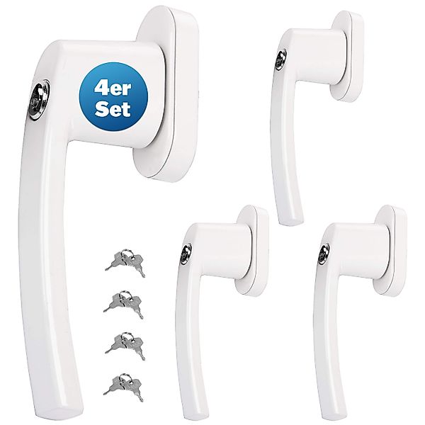 monzana Fenstergriff, 10x, Abschließbar Edelstahl 35mm Stiftlänge Fensterbe günstig online kaufen