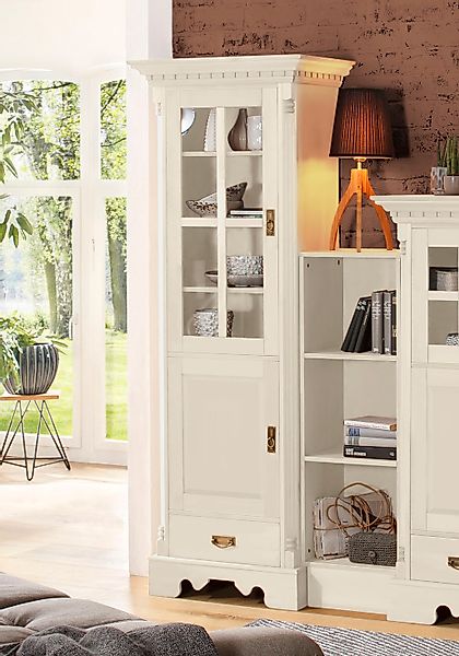 OTTO home Vitrine "Milan" Höhe 199 cm, Massivholz, FSC-zertifiziert günstig online kaufen