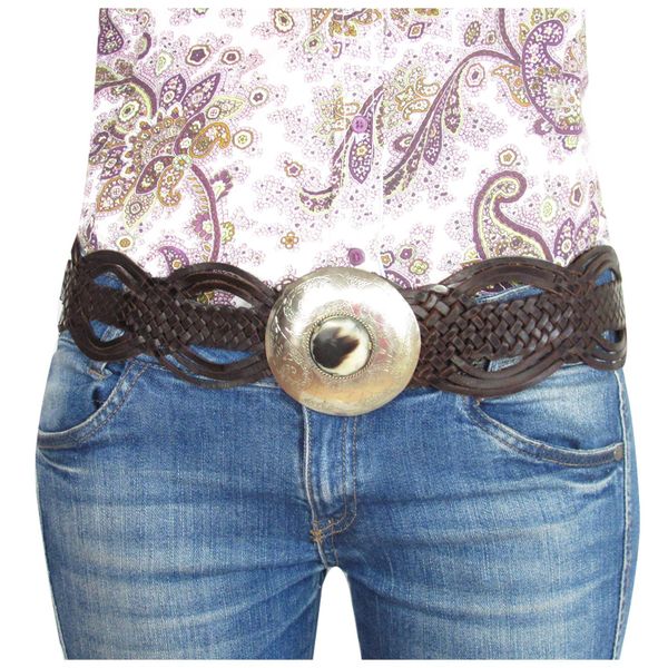 ALMADIH Taillengürtel Leder Damen Ledergürtel Hüftgürtel günstig online kaufen