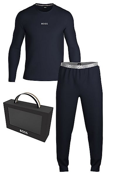 BOSS Schlafanzug Herren Hausanzug Xmas Long Set günstig online kaufen