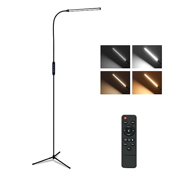Sunicol LED Stehlampe Einstellbarer, 9 Farbtemperaturen & 6 Helligkeiten, T günstig online kaufen