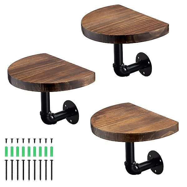 Navaris Wandregal Wandregal aus Holz und günstig online kaufen