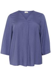KAFFE Curve Langarmbluse Langarm-Bluse KCelse Große günstig online kaufen