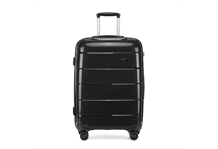 KONO Koffer Trolley mit 4 Rollen Polypropylen Ideal für Business & Schule günstig online kaufen