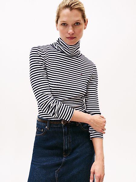 Tommy Hilfiger Langarmshirt SLIM 5X2 RIB günstig online kaufen