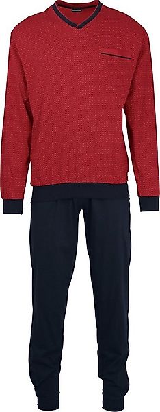 GÖTZBURG Pyjama Herren-Schlafanzug Single-Jersey gemustert günstig online kaufen