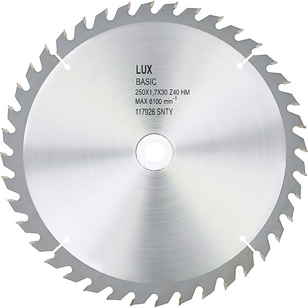 LUX-TOOLS HM-Kreissägeblatt Holz Ø 350 mm 40 Zähne günstig online kaufen